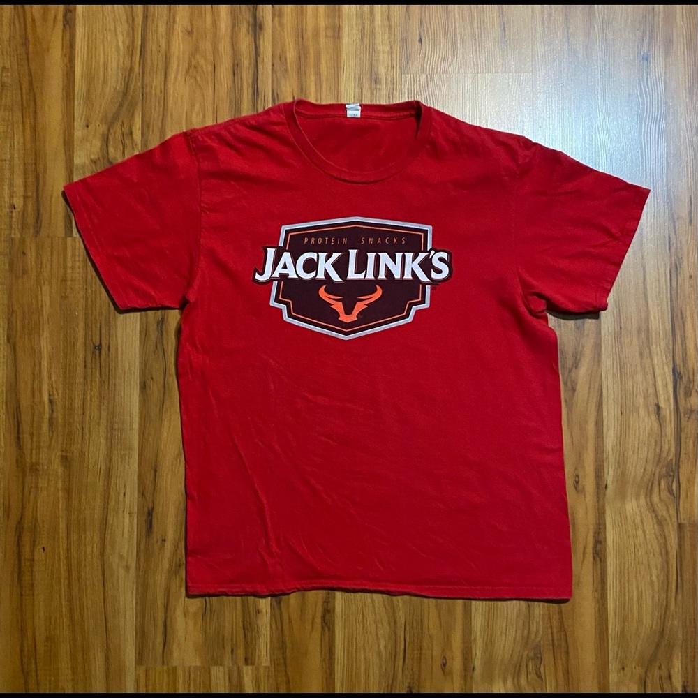 Port and Company Unisex Kids Jack Link’s Short Sleeve T-Shirt Size Large